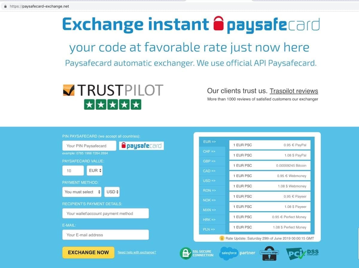 paysafecard buy crypto